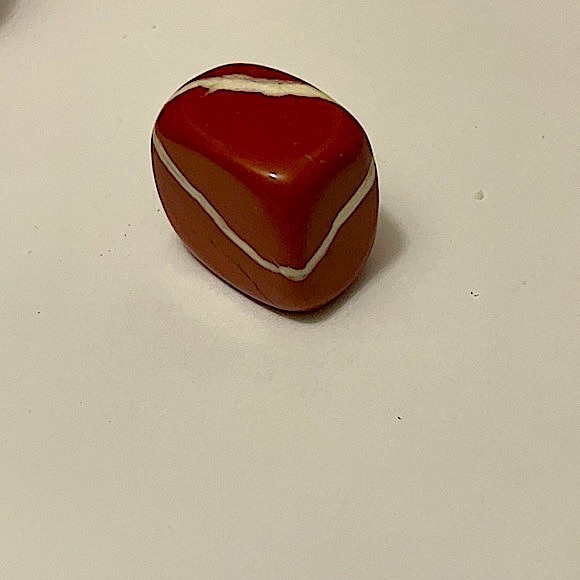 🍒BOGO🍒 Rectangle Red Jasper bits Carved & Polished ♥️ - Picture 9 of 15
